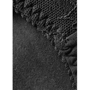 Трусы под живот с кружевом для беременных Черные 0055